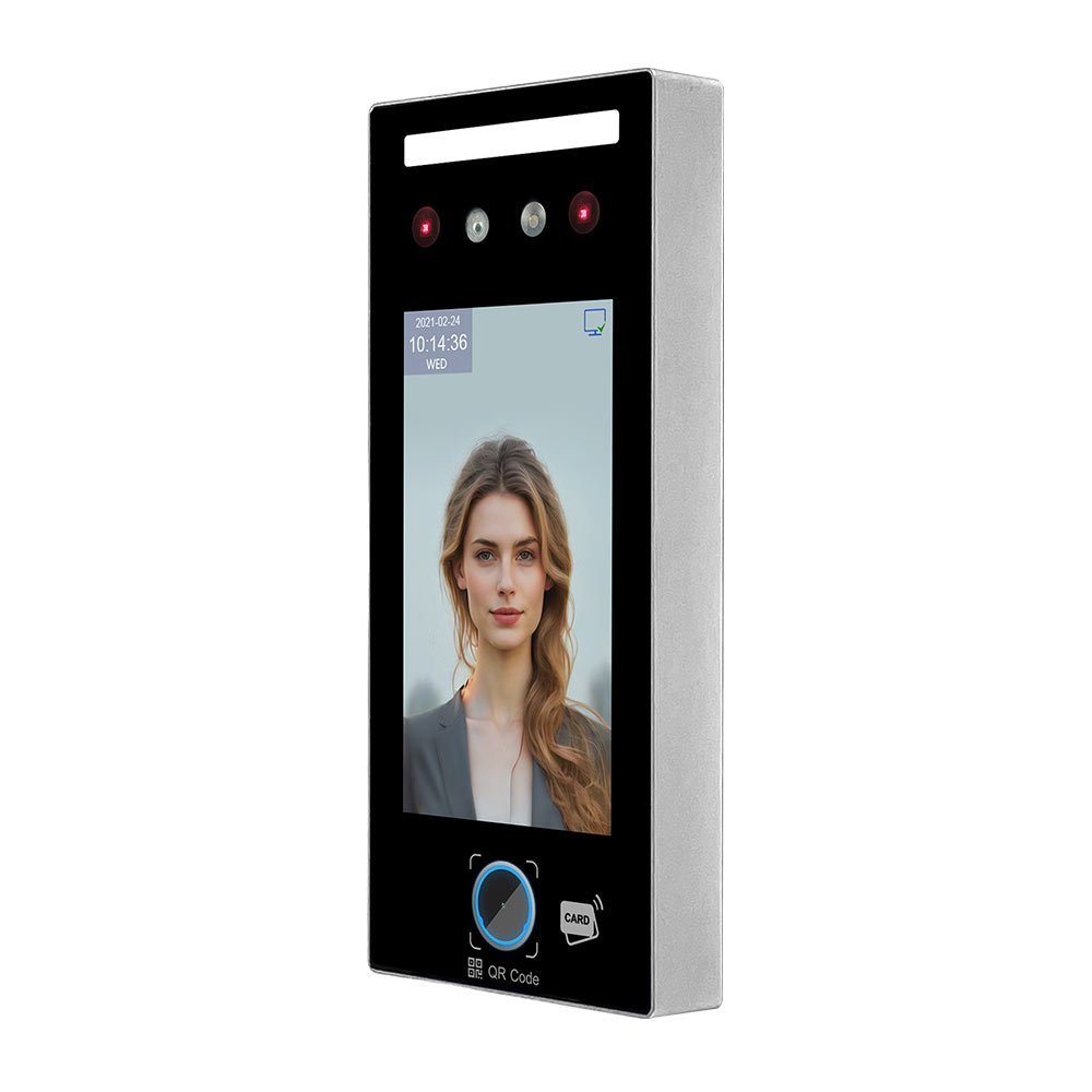AI Face Recognition and QR Code Reader Time Attendance Machine Access Control System with Free SDK and Cloud Software