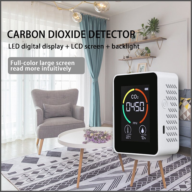 Gas Analyzers Ndir Medidor De Portable Mini Temperature And Humidity Air Quality CO2 Detector Co2 Meter Sensor Monitor