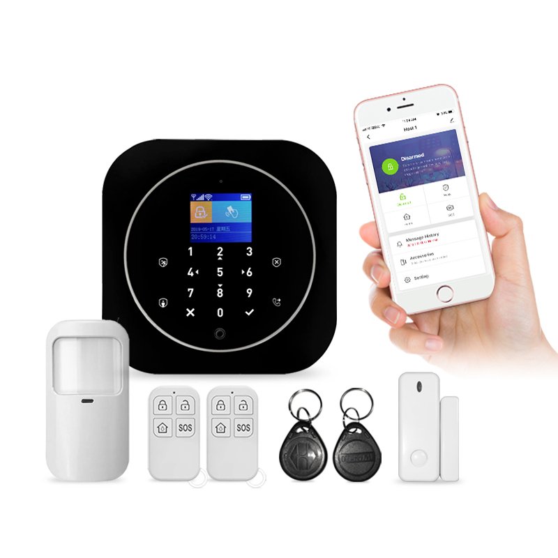 Smart life tuya app control tuya WIFI/GSM alarm system security home alarm system