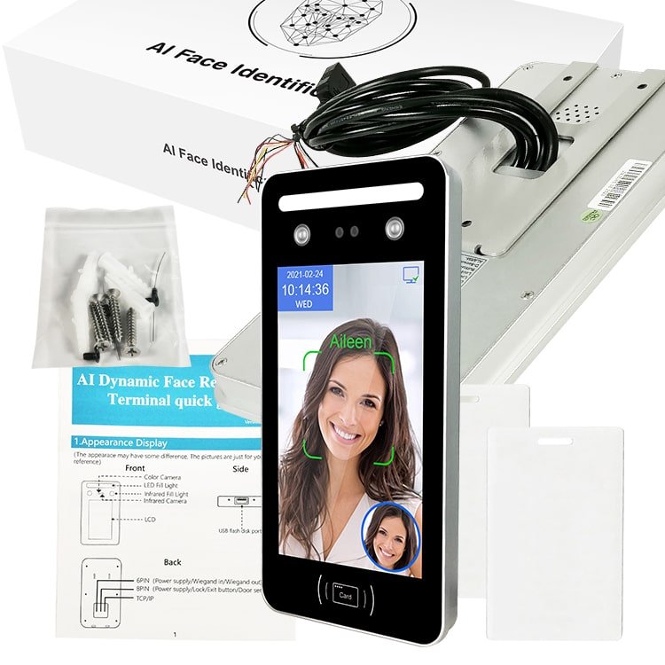 Embedded Web Server Biometric Face Recognition Attendance Time Attendance Machine Access Control System with free Software