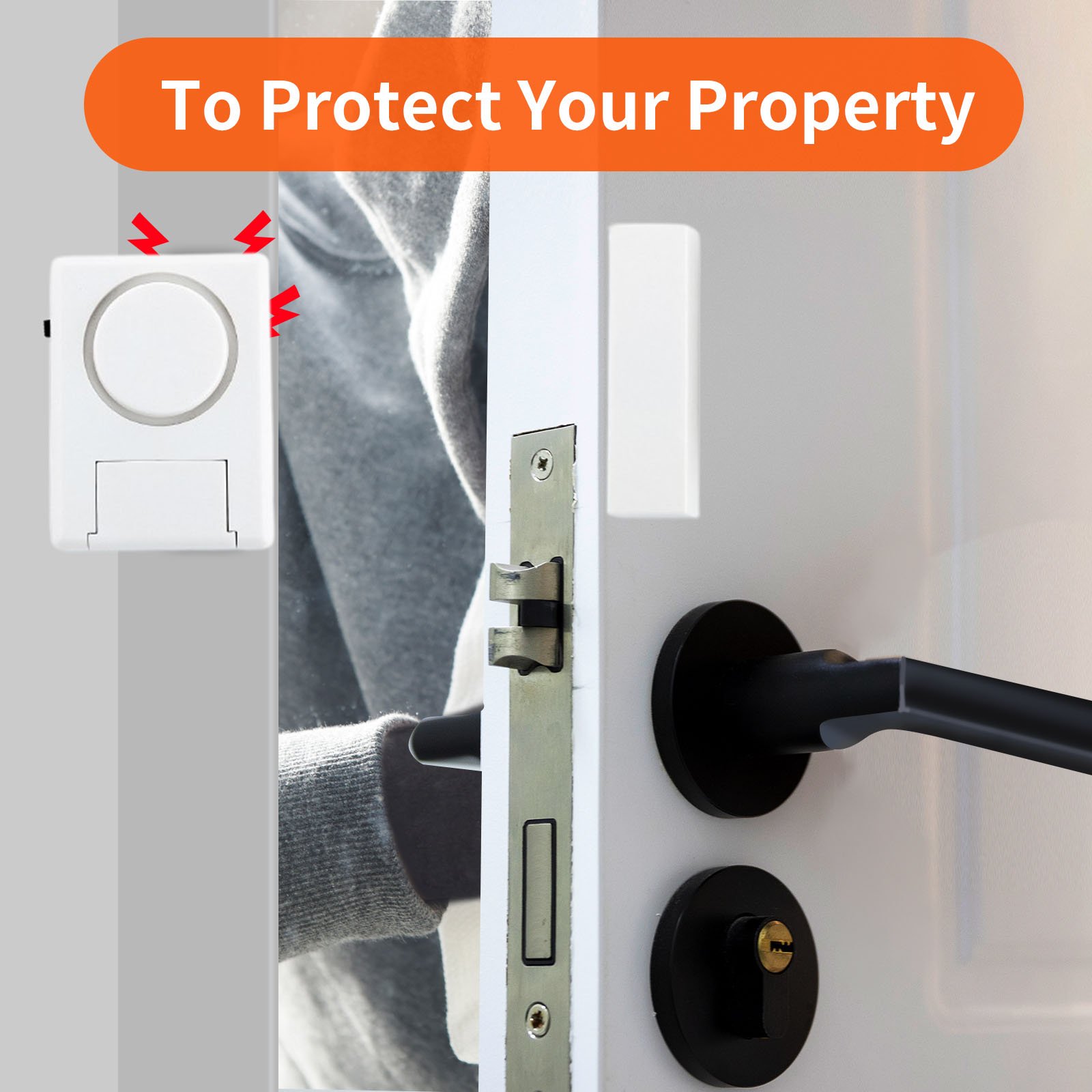 125dB Wireless Home Window Door Burglar Security Alarm System Magnetic Sensor Door window Alarm