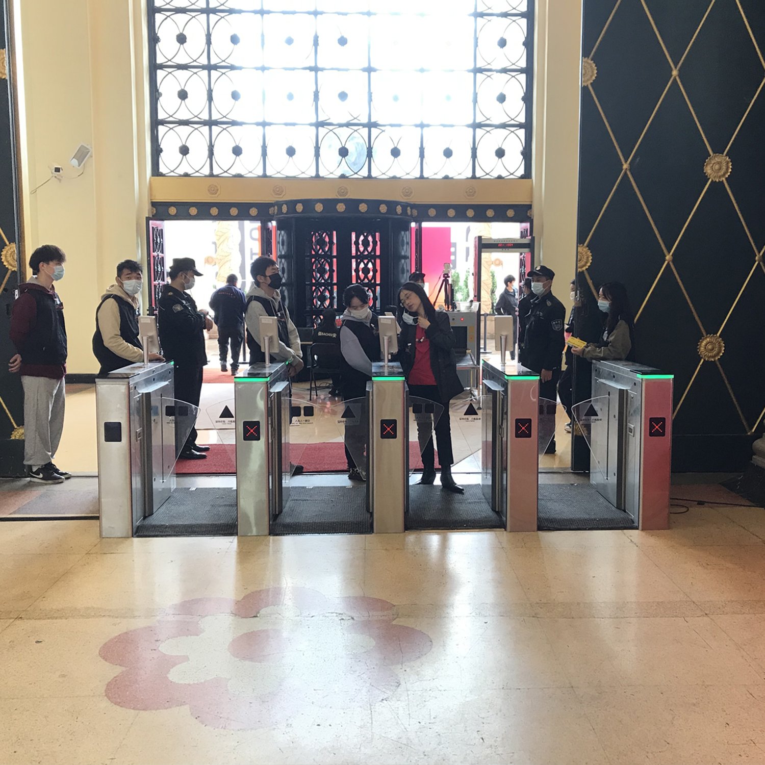 Security Access Control Management 304 Stainless Steel wing gate Turnstile for scenic spot Office Building Flap Barrier