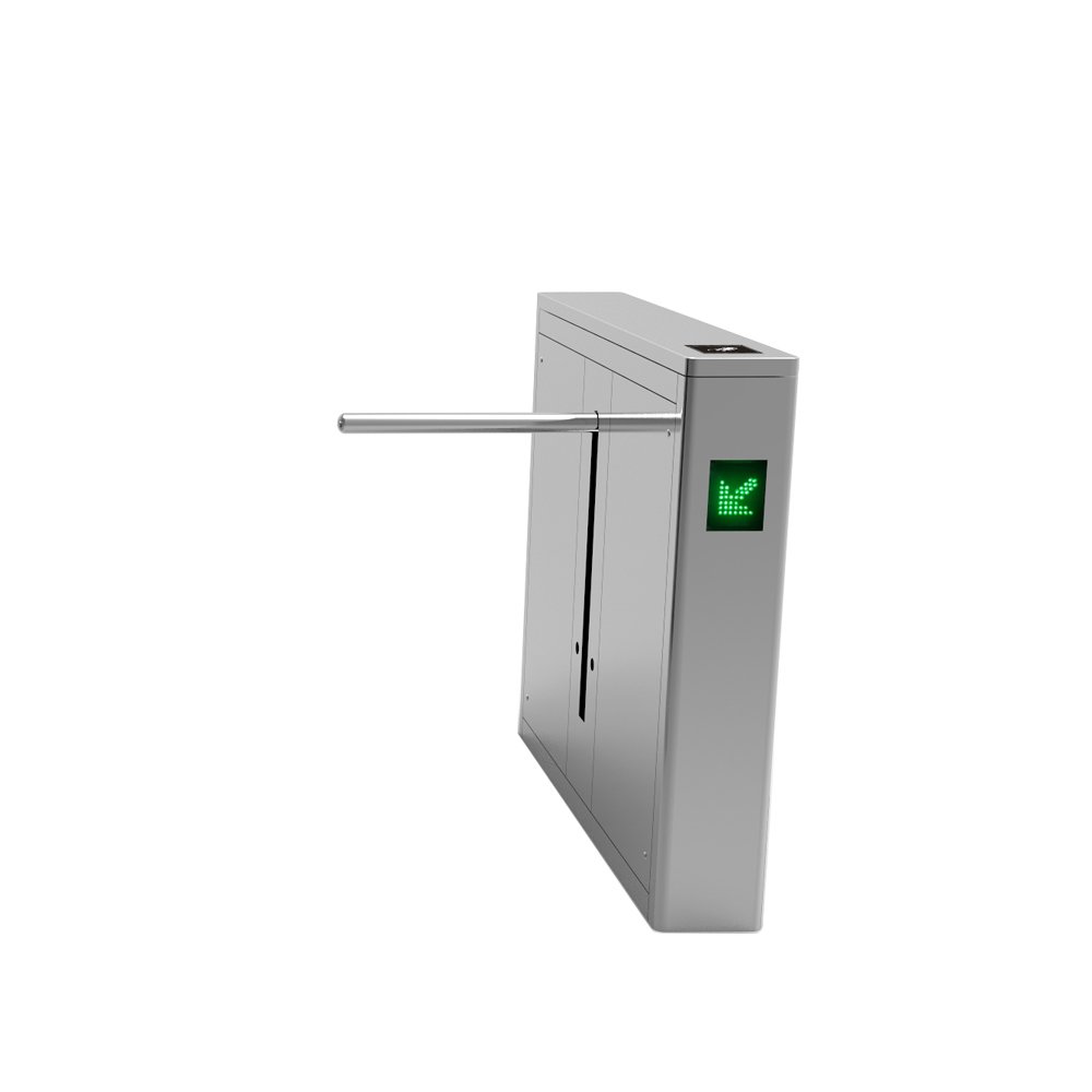 Pedestrian Security Fully Automatic RFID Access Control Single Arm square Barrier Gate Turnstile For Bus Station And Gyms
