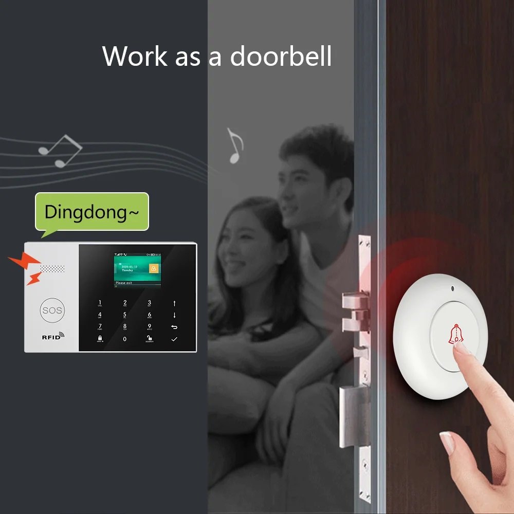 Tuya Wireless WiFi Smart Home Security DIY Burglar Alarm System with Motion Detector