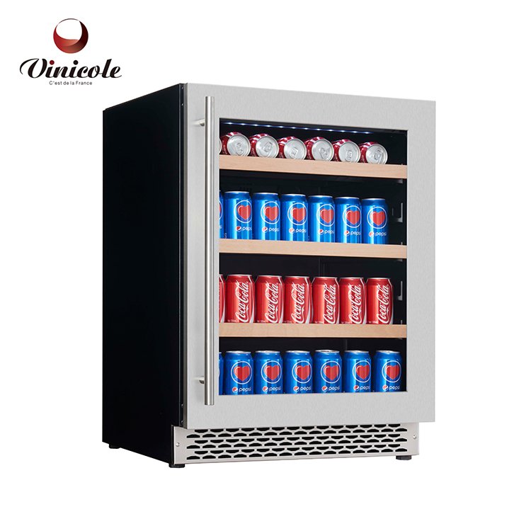 Best Selling Versatile Design with Alarm System Temperature Memory Function Beverage Fridge Small Fridge Cold Drinks Display LED