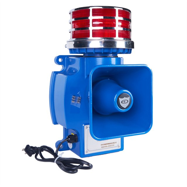 Industrial Alarm Siren 120dB High Power Horn Siren Acousto-optic alarm for wharf