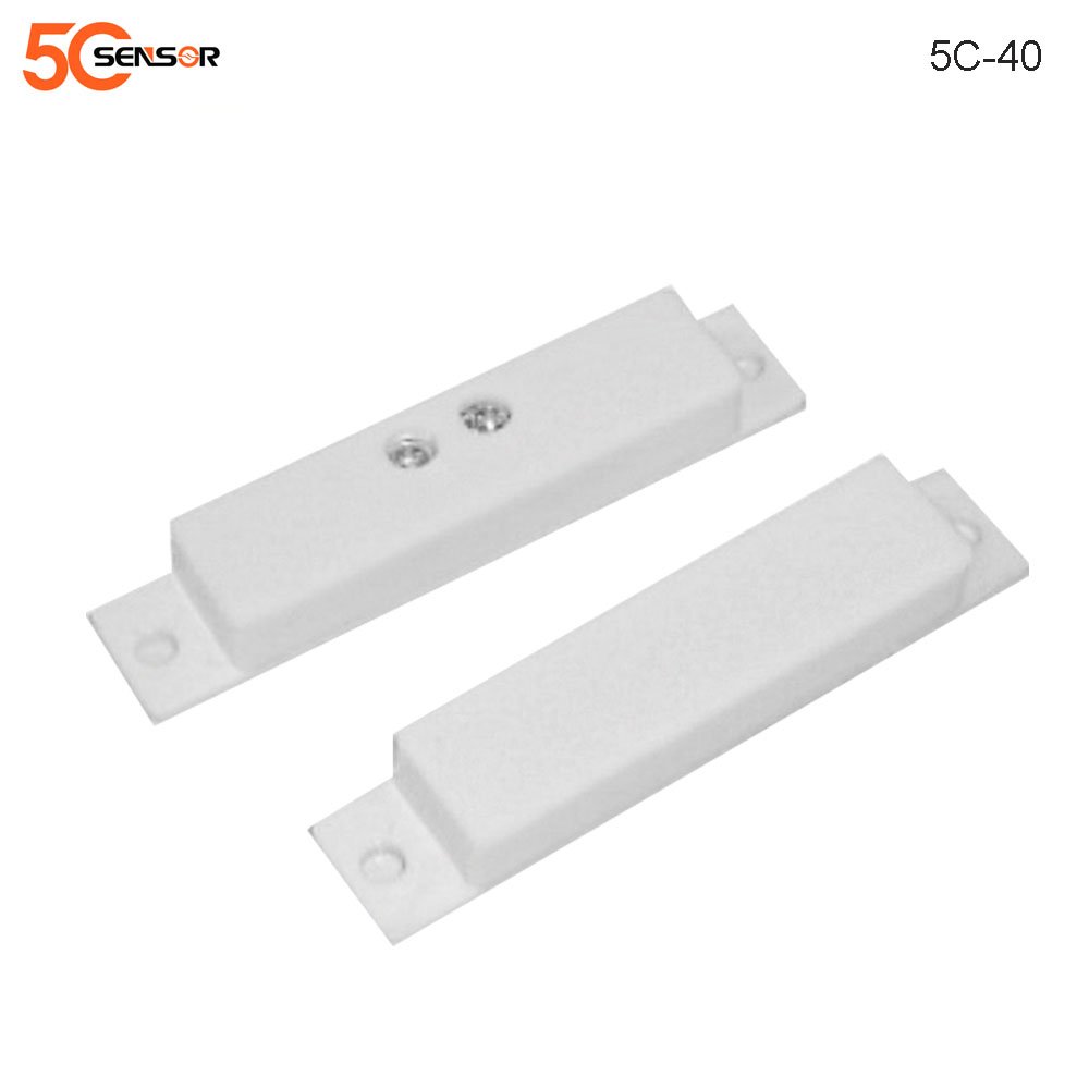 5C-40 Home Security System Sensor Magnetic Window and Door Contact Switch 12V ABS Material Switch