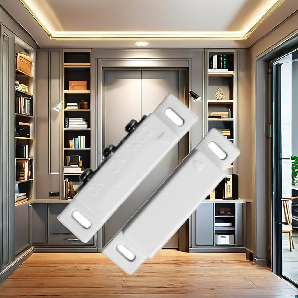 5C-40 Home Security System Sensor Magnetic Window and Door Contact Switch 12V ABS Material Switch