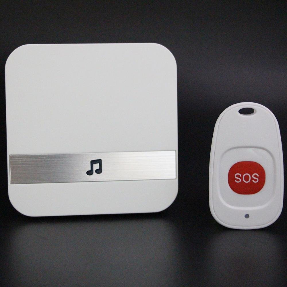Easy Using Personal Button Wireless Caregiver SOS Alarm System