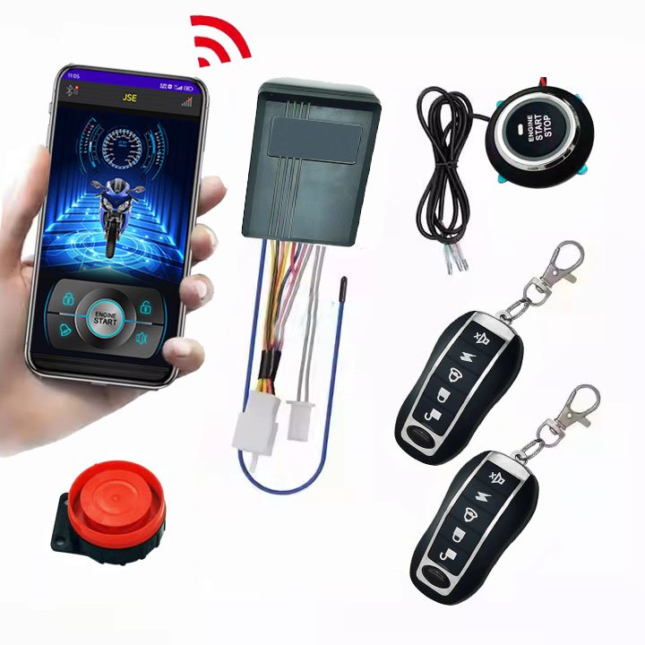 Anti-thelf Motorcycle Alarm System Waterproof with Remote Engine Start Function