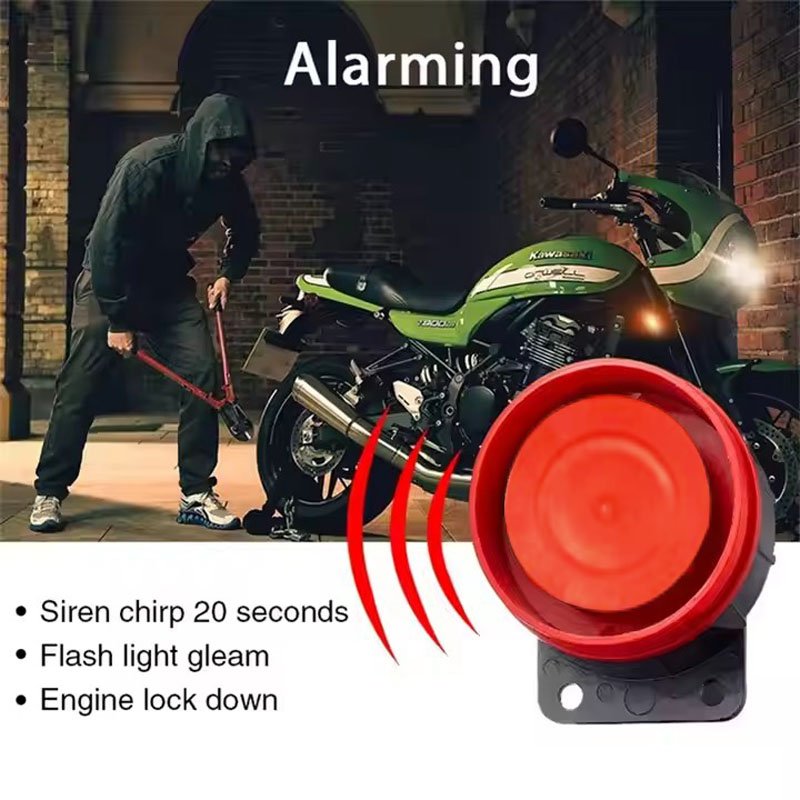 Anti-thelf Motorcycle Alarm System Waterproof with Remote Engine Start Function