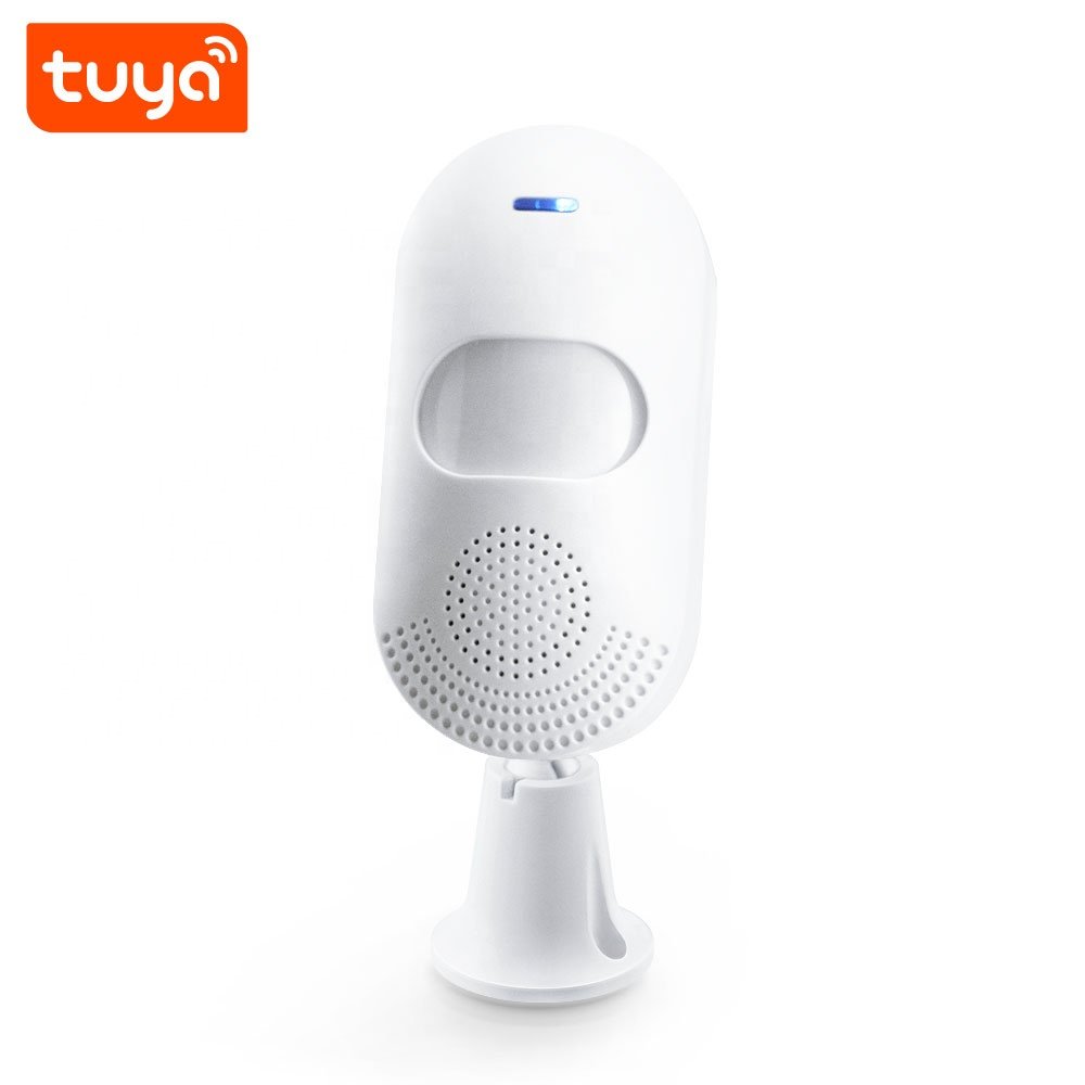 2024 Tuya Smart APP Wall Mounted WiFi PIR Motion Sensor Detector Hot Home Security Protection Alarm System Safe Home PST-CT20W