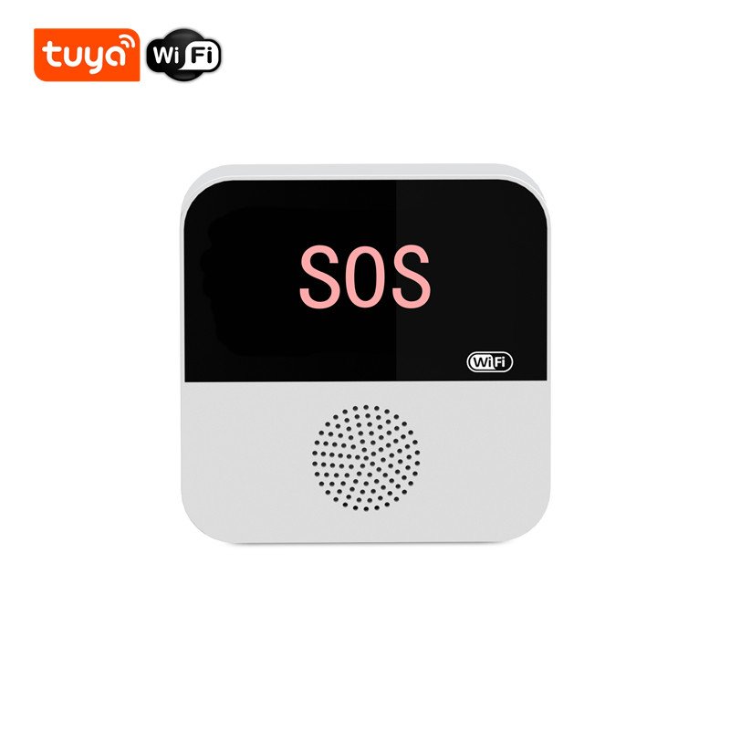WiFi Tuya 2.4G Smart Life App Remote Control & Monitor SOS Calling Alarm System Host Wireless Elder Care Emergency Panic Alarms