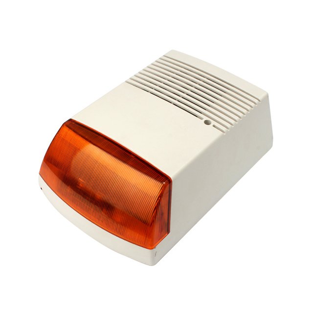 External Outdoor Alarm Siren 12v 120dB Home Security Loud Siren Strobe Light Siren for Intrusion Detection Alarm System