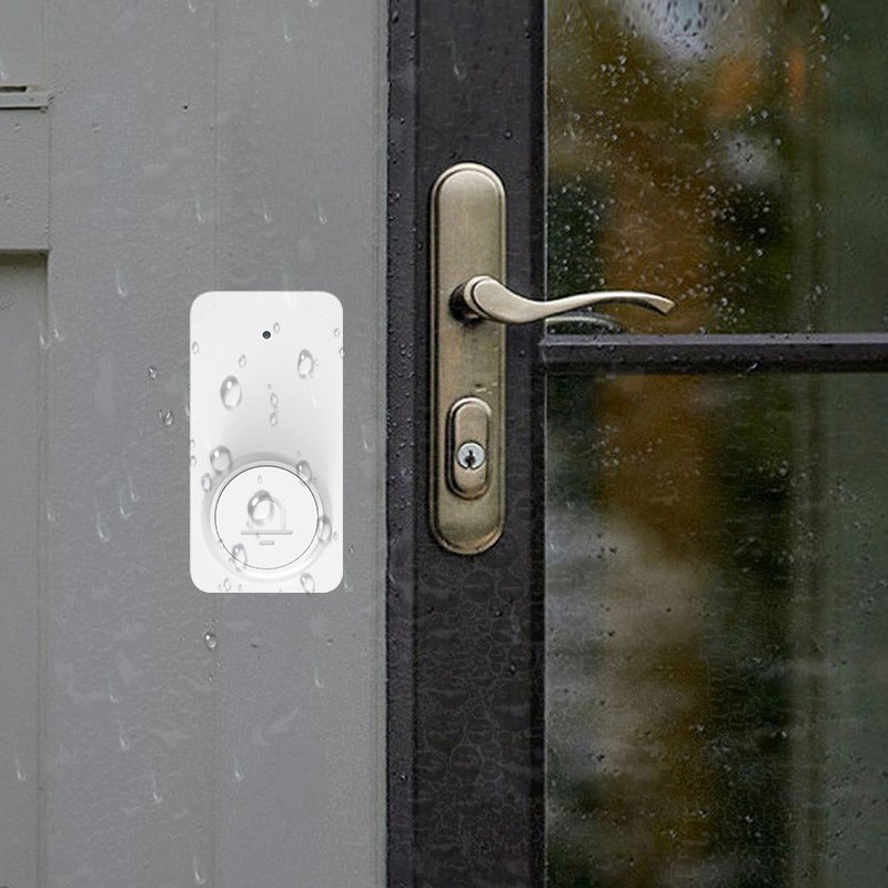 2024 New Design 433MHZ Wireless Smart Doorbell Home Security Burglar Alarm System Door Bell
