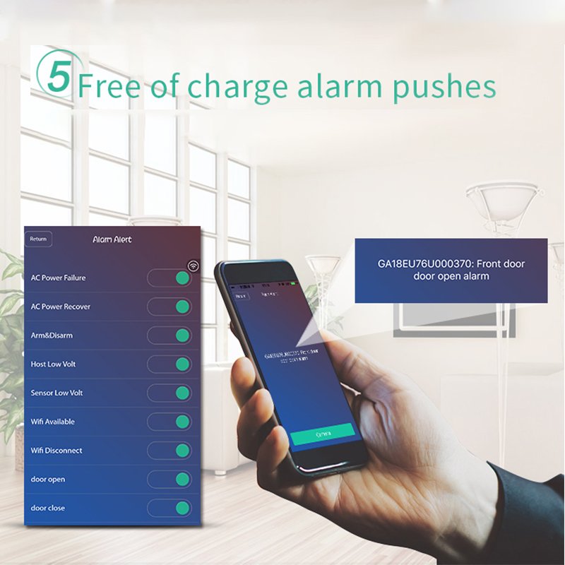 Best sale burglar intruder alarm system wireless WIFI GSM home security alarm system with touch keypad