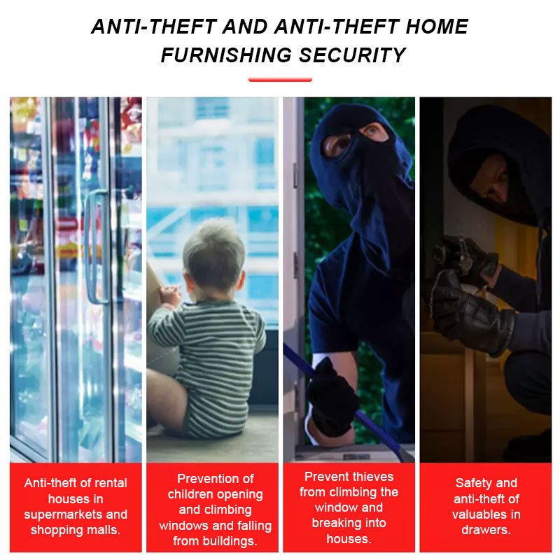 Automatic Magnetic Sensor Anti Theft Wireless Door & Window Alarm Home Alarm System for Home Security