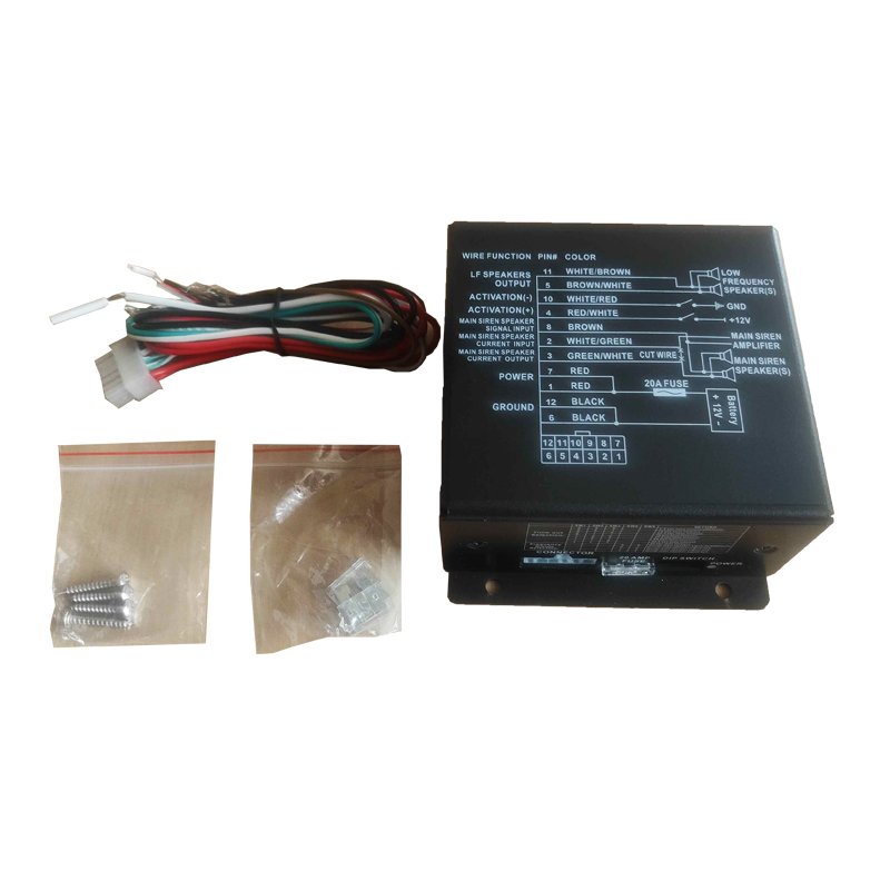 Low Freq Multi-Tone Two-Speaker Horn Alarm Siren Amplifier Subwoofer Jackhammer Low Frequency Speaker for Alarm Systems