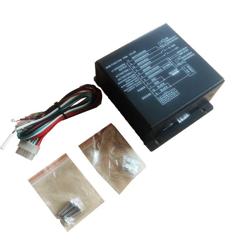 Low Freq Multi-Tone Two-Speaker Horn Alarm Siren Amplifier Subwoofer Jackhammer Low Frequency Speaker for Alarm Systems