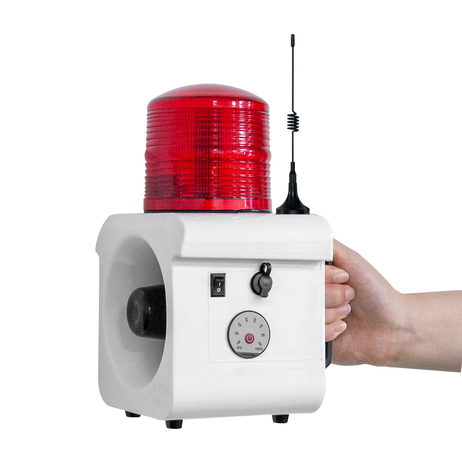 IP65 portable 2000m outdoor security alarm systems with infrared and wireless remote control 120dB industrial fire alarm sirens