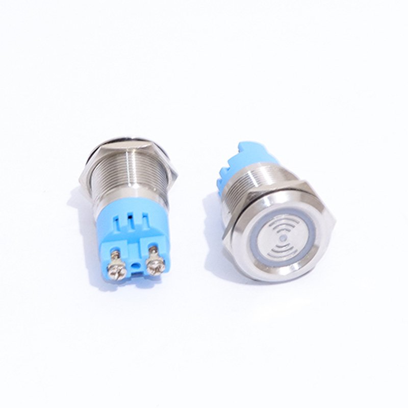 19mm 22mm Panel Mount Stainless Steel Metal Waterproof IP67 LED Buzzer Alarm Warn Flashing Indicator Light 12V 24V 220V
