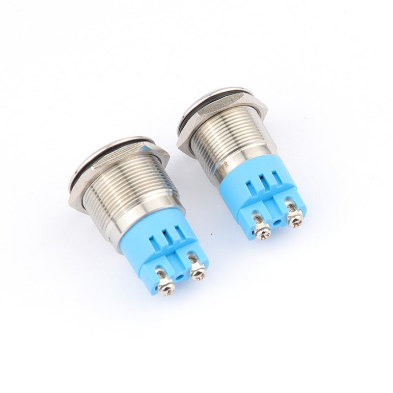 19mm 22mm Panel Mount Stainless Steel Metal Waterproof IP67 LED Buzzer Alarm Warn Flashing Indicator Light 12V 24V 220V