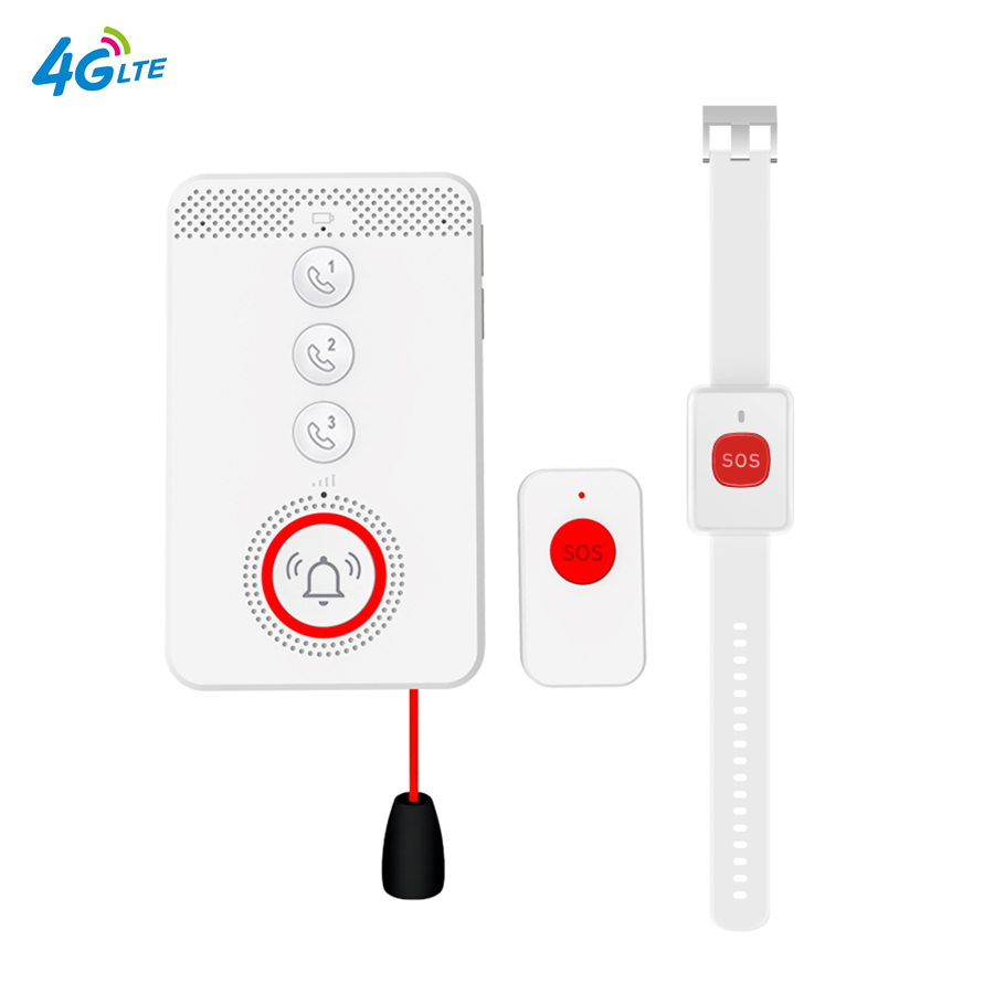 Panic Button Elderly Alarm RF 433MHz SOS Emergency Wireless 4G SOS Button Calling Alarm System for Nursing Home Medical Care