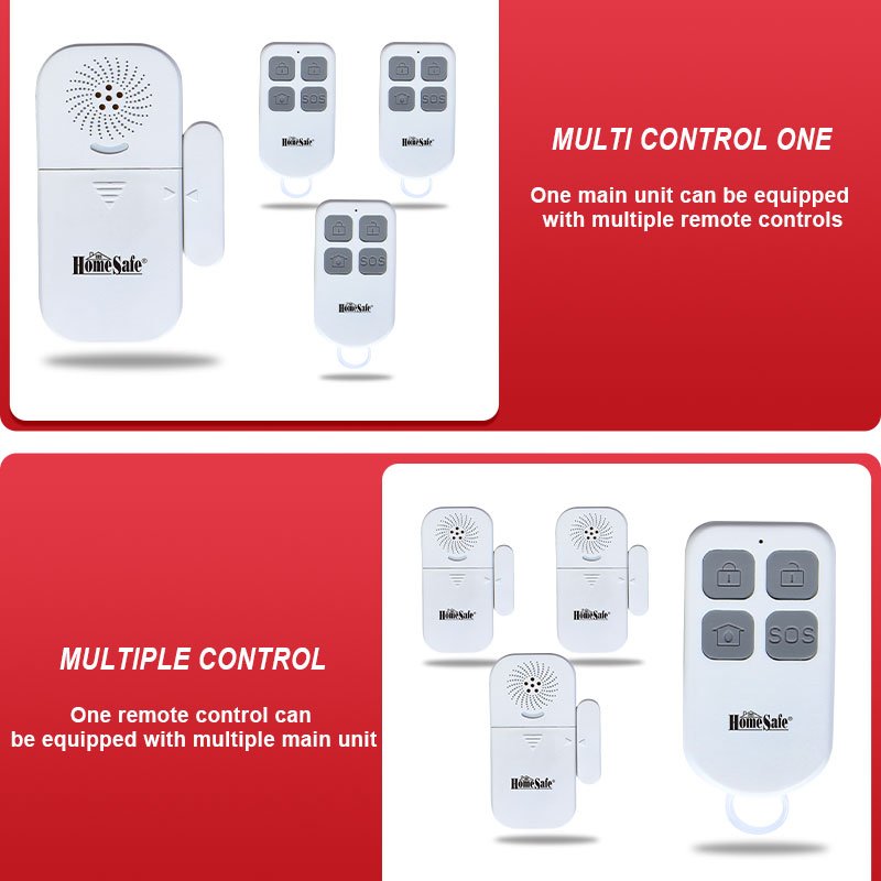 Home Security House Window Door Burglar Alarm Wireless 120dB Window and Door Alarm Sensor