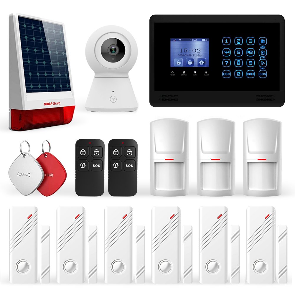 WiFi Tuya 4G Wireless Home Alarm System Complete Monitoring with CID
