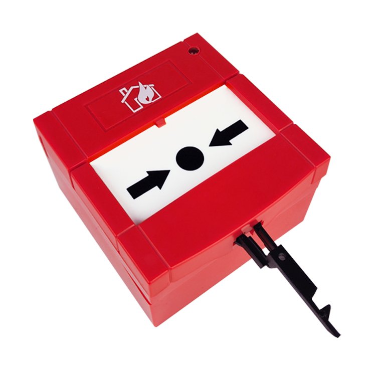 Resettable LED Indicator Manual Call Point Home Wired Pull Station ABS/Plastic Material Bulk Sale Fire Alarm Call Point System