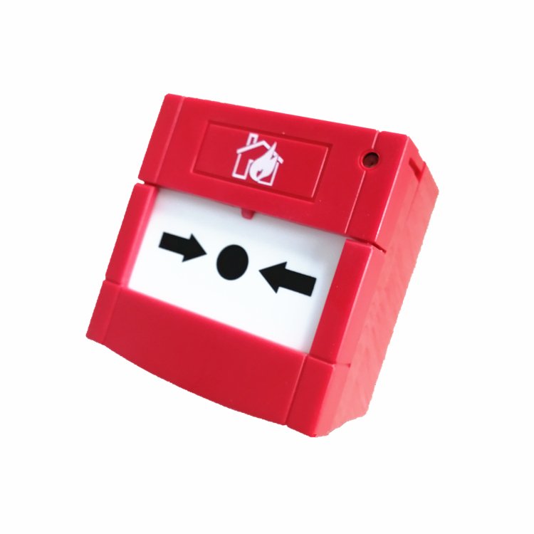 Resettable LED Indicator Manual Call Point Home Wired Pull Station ABS/Plastic Material Bulk Sale Fire Alarm Call Point System