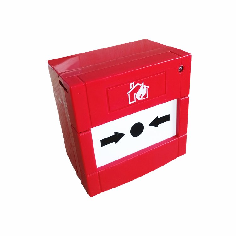 Resettable LED Indicator Manual Call Point Home Wired Pull Station ABS/Plastic Material Bulk Sale Fire Alarm Call Point System