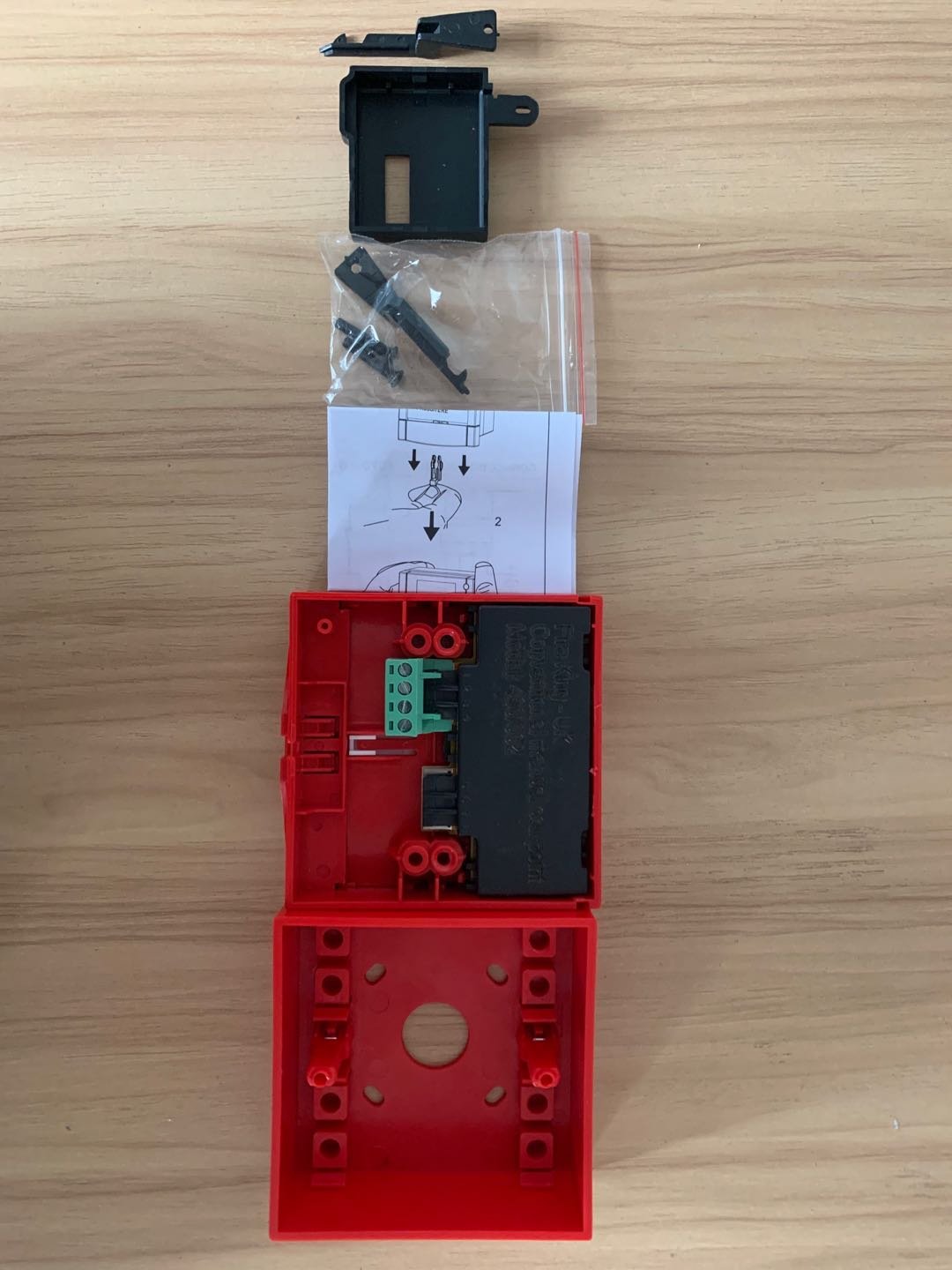 Resettable LED Indicator Manual Call Point Home Wired Pull Station ABS/Plastic Material Bulk Sale Fire Alarm Call Point System