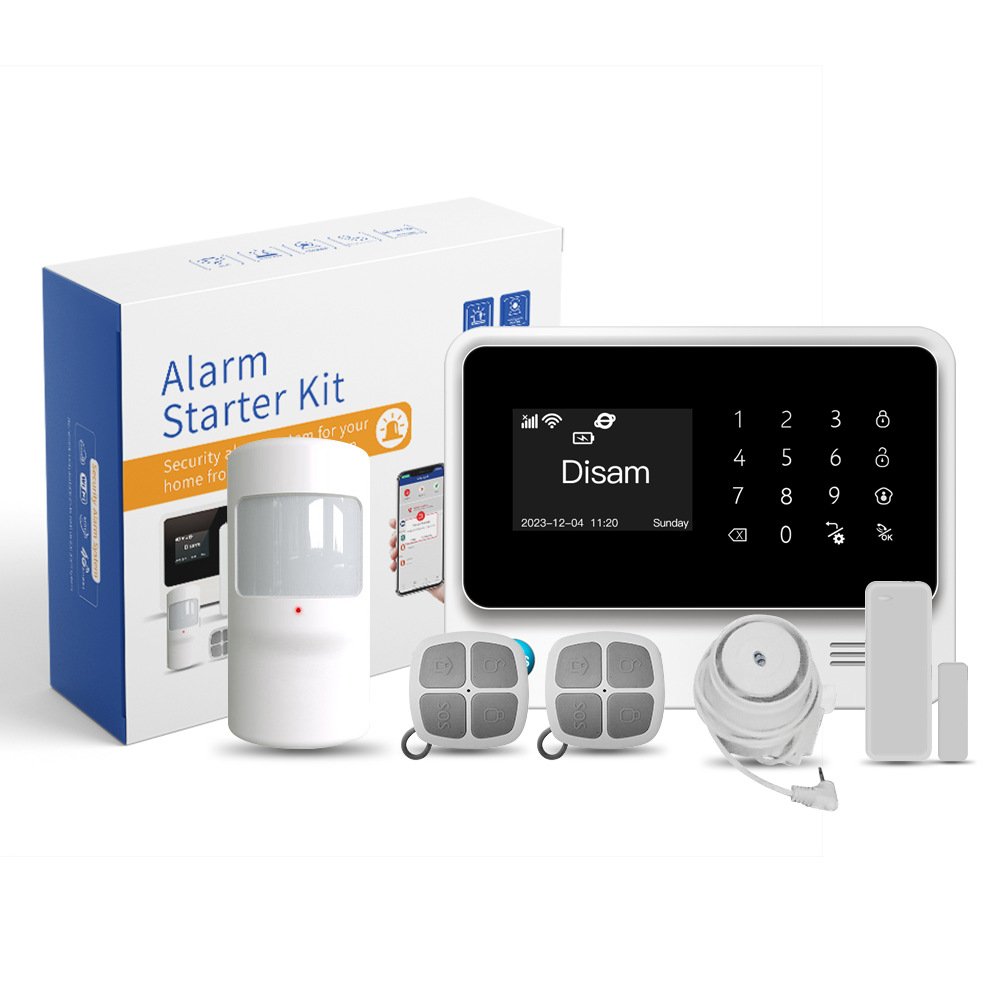 Home alarm kit 4G security alarm system APP control + CMS management system
