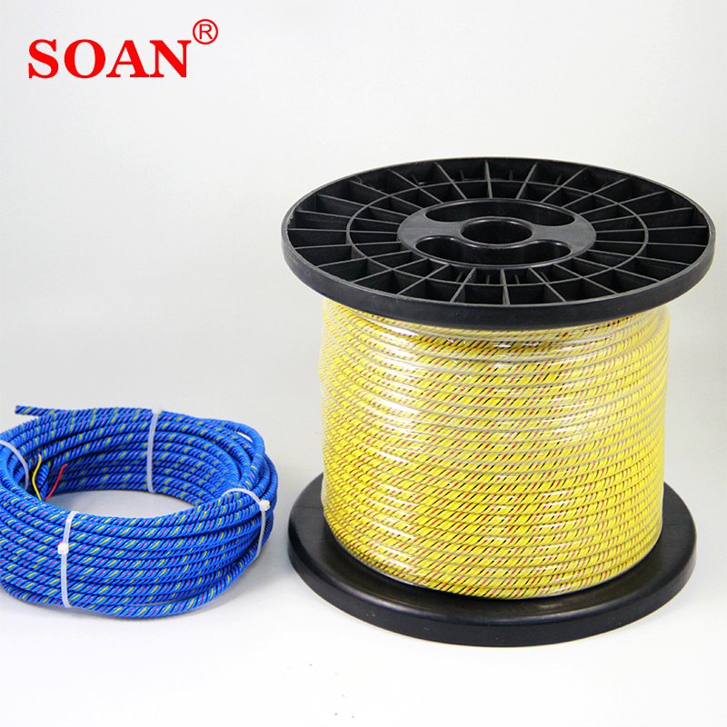 4 Cores Location Water Leak Detector Rope Liquid Leakage Detection Cable for Flood Detection