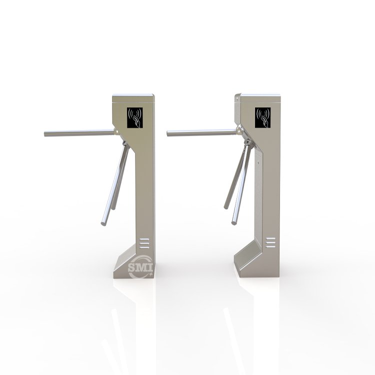 acces control system access barrier automatic electric security tripod barrier with fingerprint and rfid STDZ01