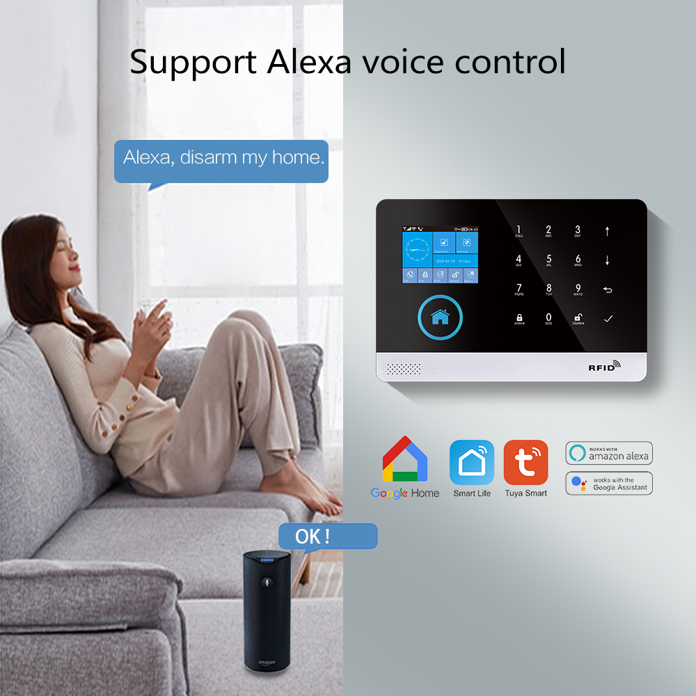 {Manufacturer} Remote control Smart Burglar Intruder House Alarm system WIFI GSM 2G/4G wireless home security alarm