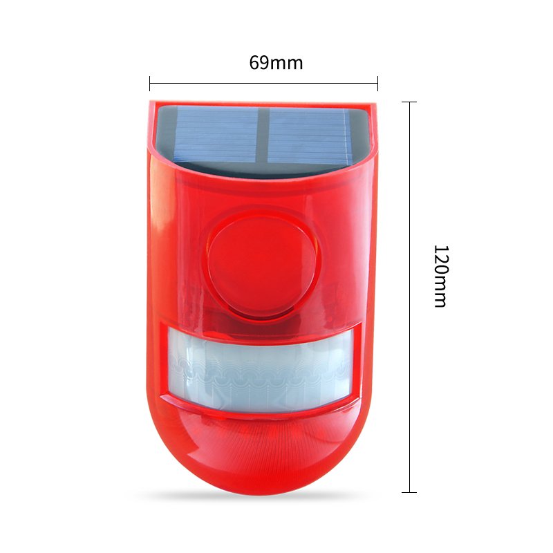 365 days 24 hours Standby solar energy Infrared Human Body Induction Home Solar Security Light Tamper Movement Alarm System