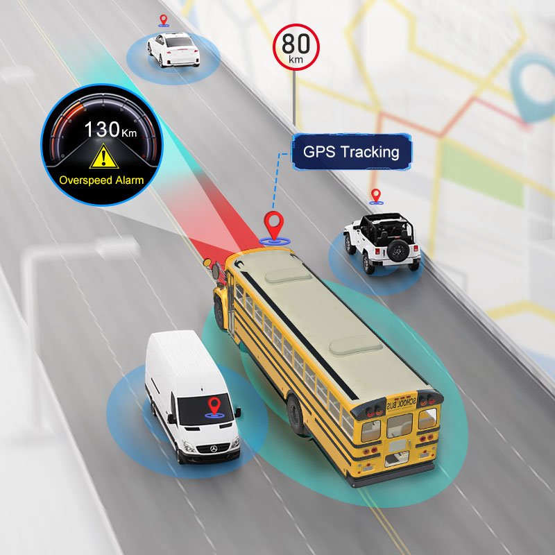CareDrive MR830 New fatigue monitoring system with recording sleep sensor alarm vehicle tracking gps driver fatigue monitor