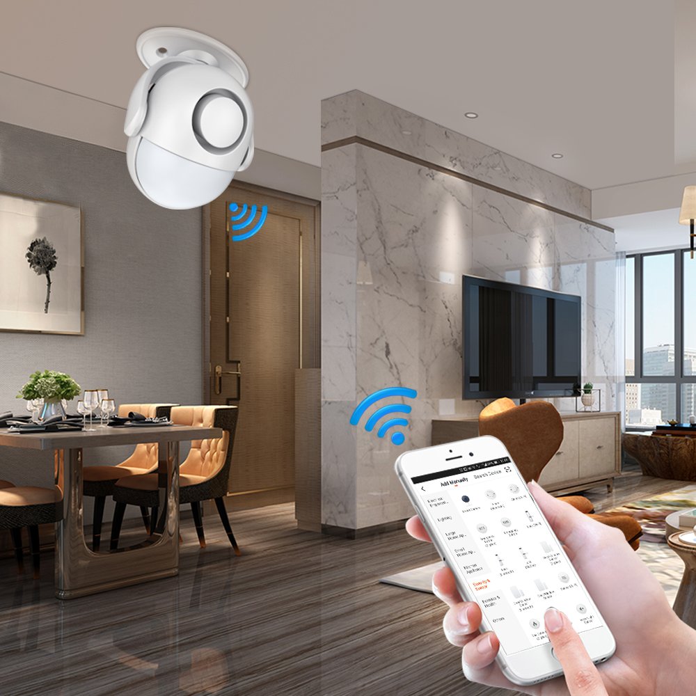 Newest Home Alarm System Tuya Smart APP Control WiFi PIR Motion Sensor Alarm