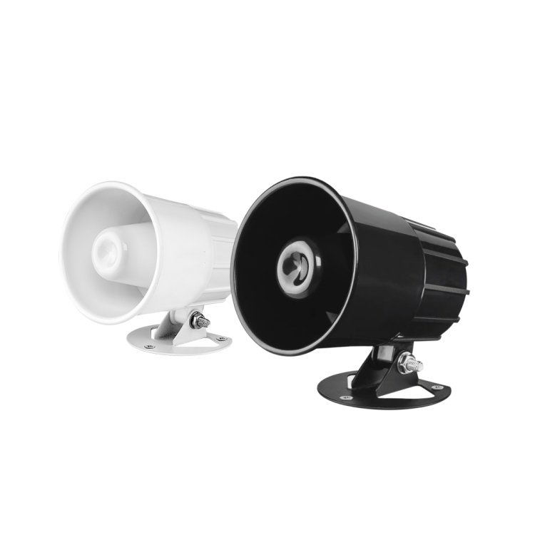 Wired DC12V 110 dB Electronic Alarm Siren Alarm Horn with Bracket for Home Security Alarm System