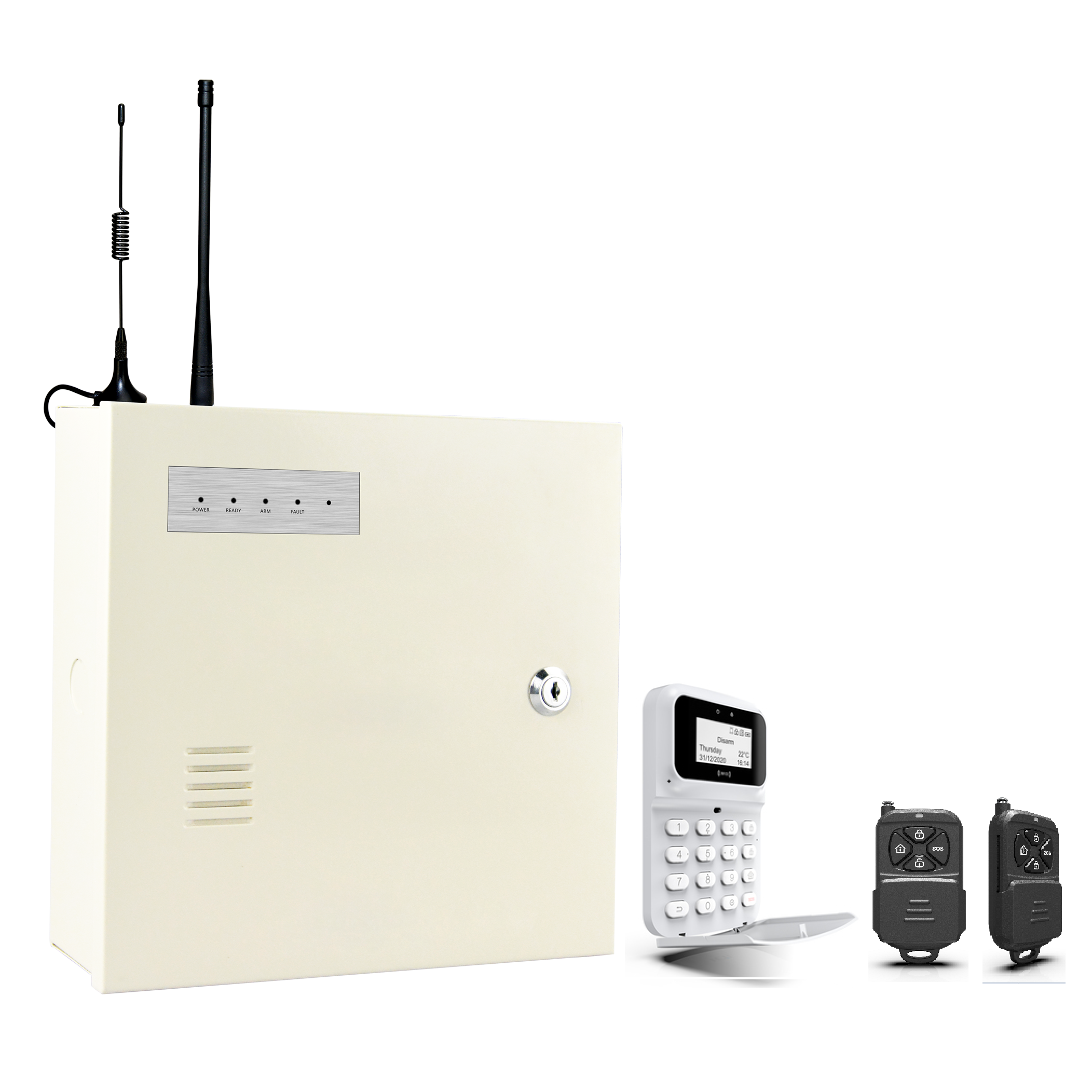Smart Control PSTN GSM LAN Security System Factory Home Bank Alarm Panel Hub for 433MHz Sensor PIR Detector Use Support SIA CID