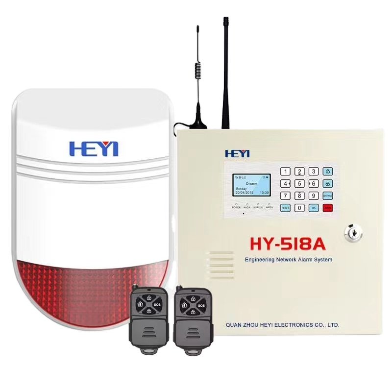 Smart Control PSTN GSM LAN Security System Factory Home Bank Alarm Panel Hub for 433MHz Sensor PIR Detector Use Support SIA CID