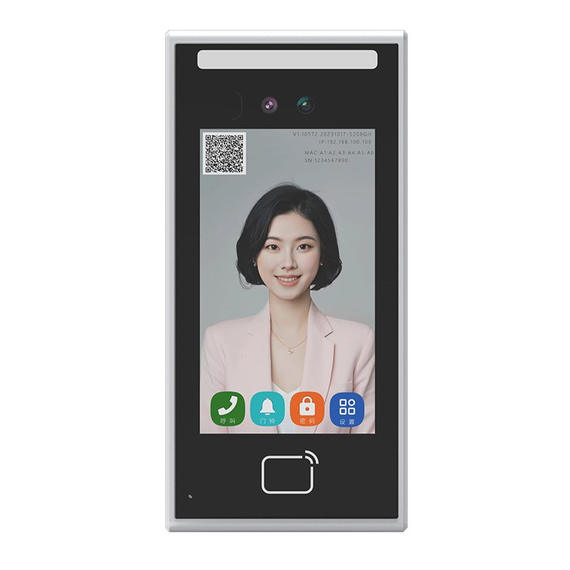 Staff Biometric Face Recognition Fingerprint Scanner Clock In And Out Employee Time Attendance