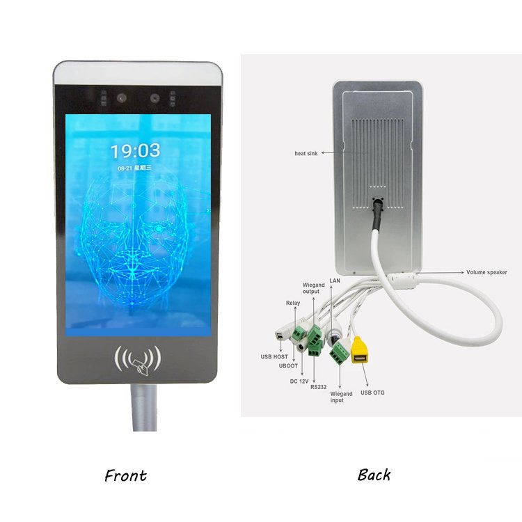 High Security Biometric Access Control System 3D Face Recognition Terminal for Gym Center Office With Precision Recognition