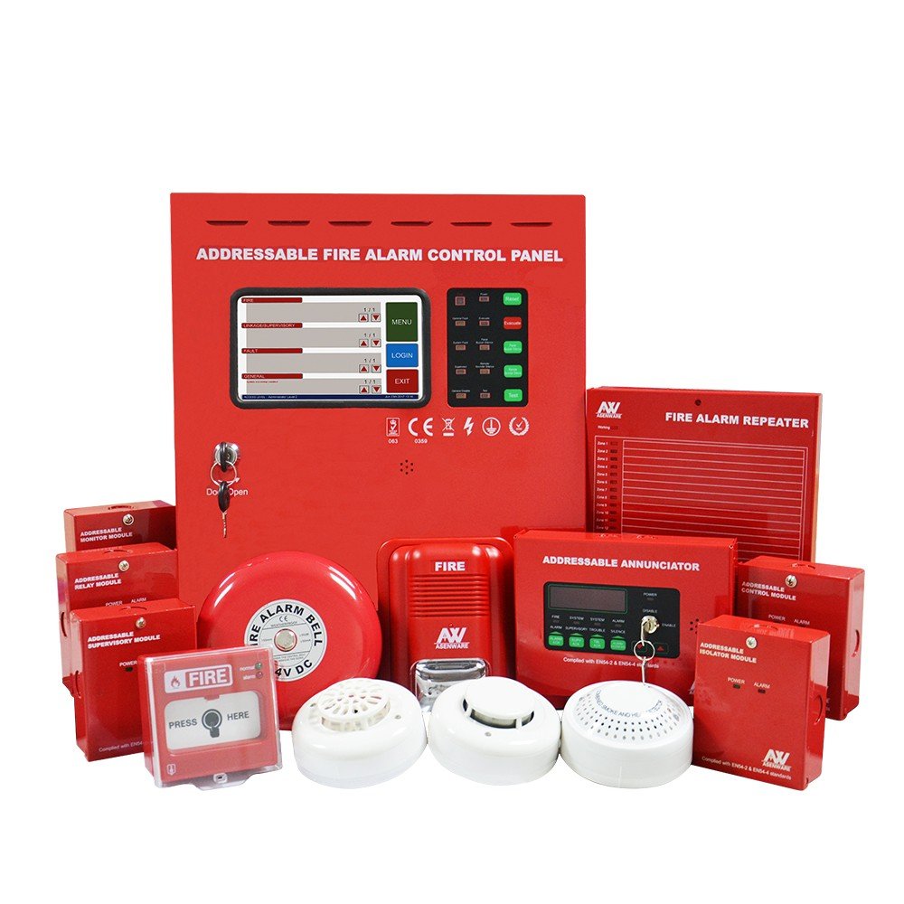 Wireless Fire Alarm System Addressable Fire Alarm Control Panel