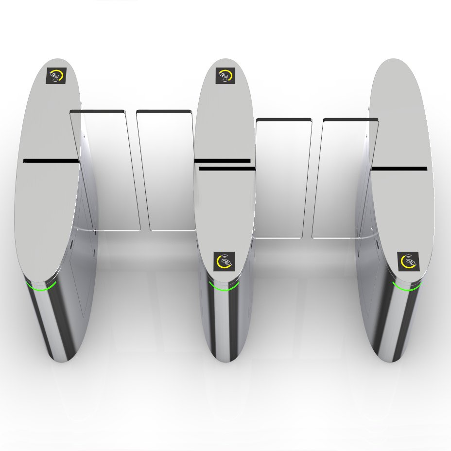 Automatic Security Sliding Turnstile Barrier Gate Two-way Access Control System For Gym