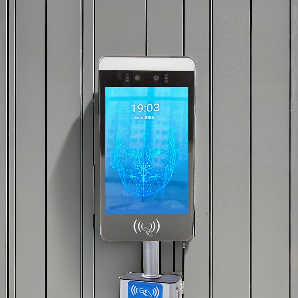 Automated Biometric Access Control System Clock-in/Clock-out Feature Face Recognition Employee Time Management Gym Member IP