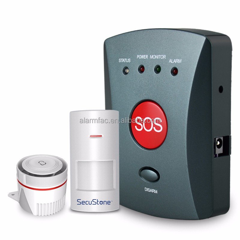 China factory GSM SMS Personal Panic button Alarm system with SOS button Protect Elderly Senior