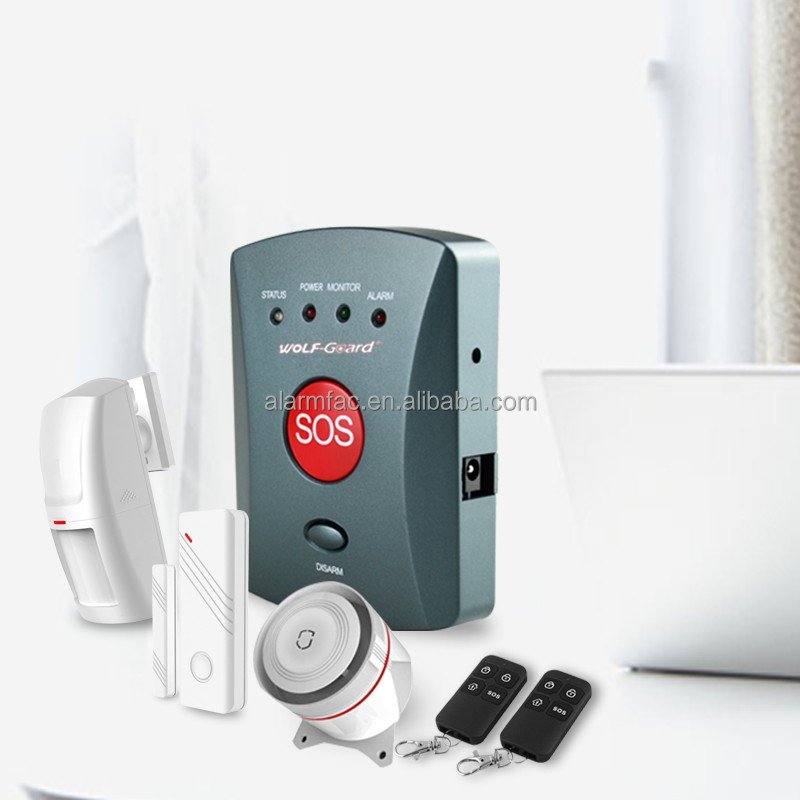 China factory GSM SMS Personal Panic button Alarm system with SOS button Protect Elderly Senior